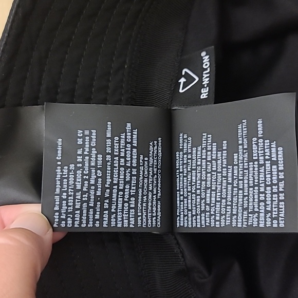 Prada Re-nylon black bucket hat. Size XXL - Picture 7 of 11